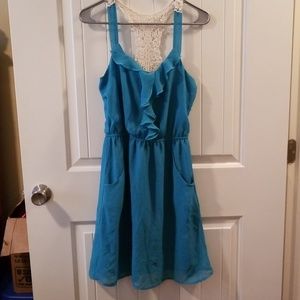 Turquoise sun dress